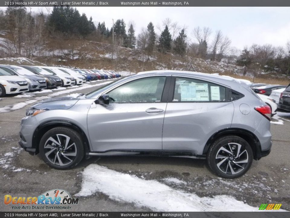 2019 Honda HR-V Sport AWD Lunar Silver Metallic / Black Photo #2