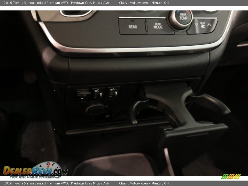2016 Toyota Sienna Limited Premium AWD Predawn Gray Mica / Ash Photo #19