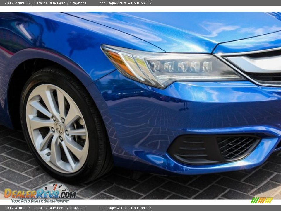 2017 Acura ILX Catalina Blue Pearl / Graystone Photo #12