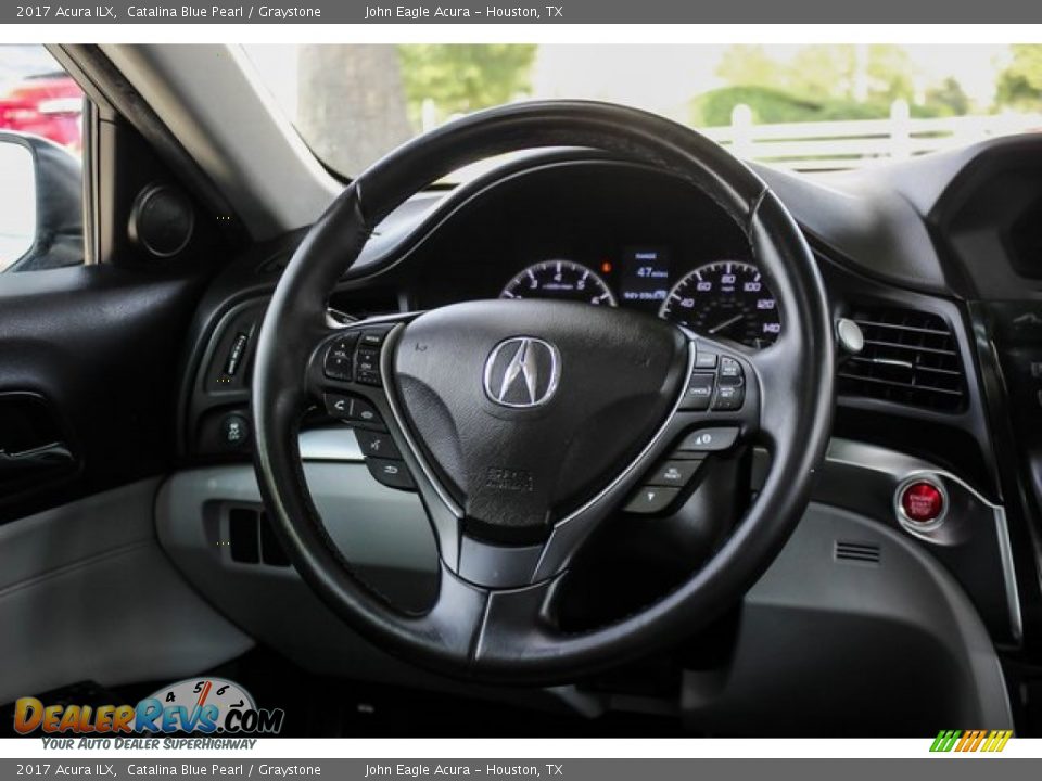 2017 Acura ILX Catalina Blue Pearl / Graystone Photo #32