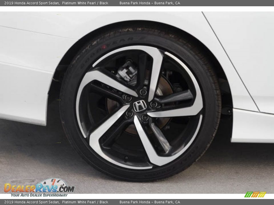 2019 Honda Accord Sport Sedan Platinum White Pearl / Black Photo #11