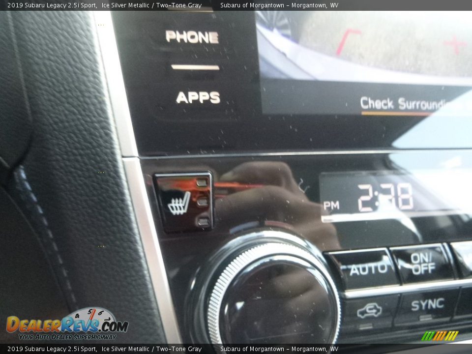 2019 Subaru Legacy 2.5i Sport Ice Silver Metallic / Two-Tone Gray Photo #18