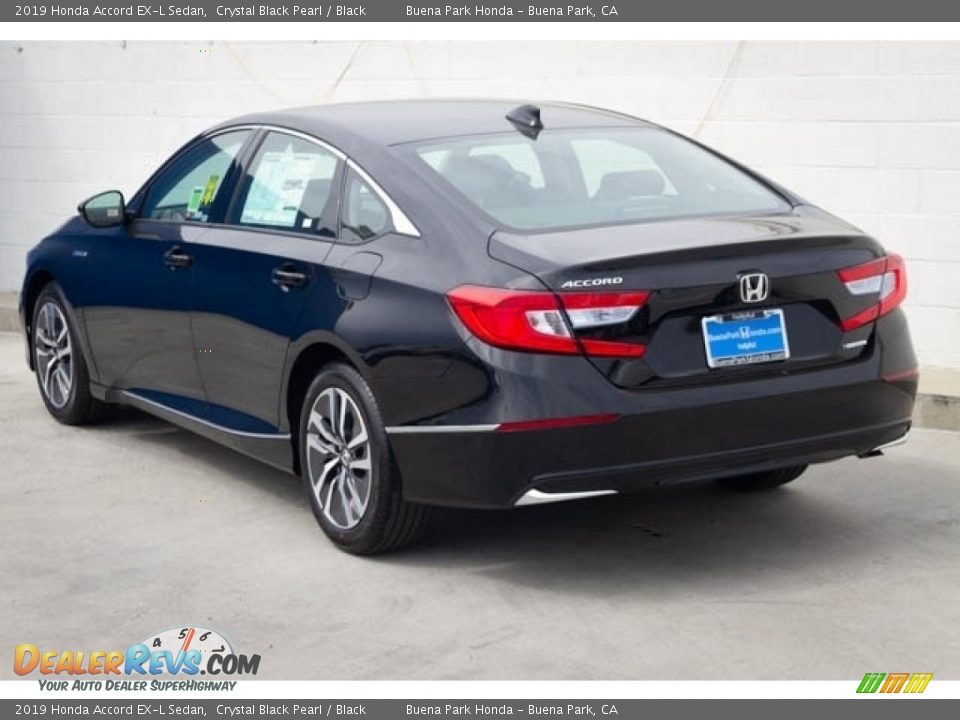 2019 Honda Accord EX-L Sedan Crystal Black Pearl / Black Photo #2