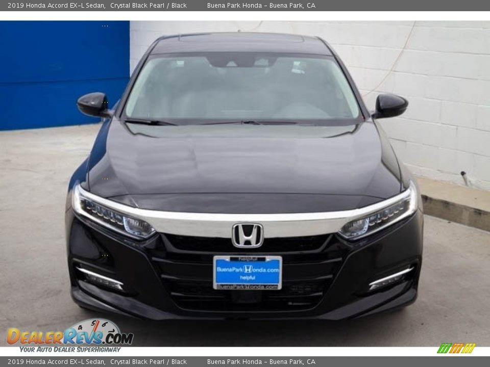 2019 Honda Accord EX-L Sedan Crystal Black Pearl / Black Photo #3