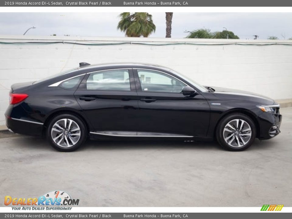 2019 Honda Accord EX-L Sedan Crystal Black Pearl / Black Photo #5
