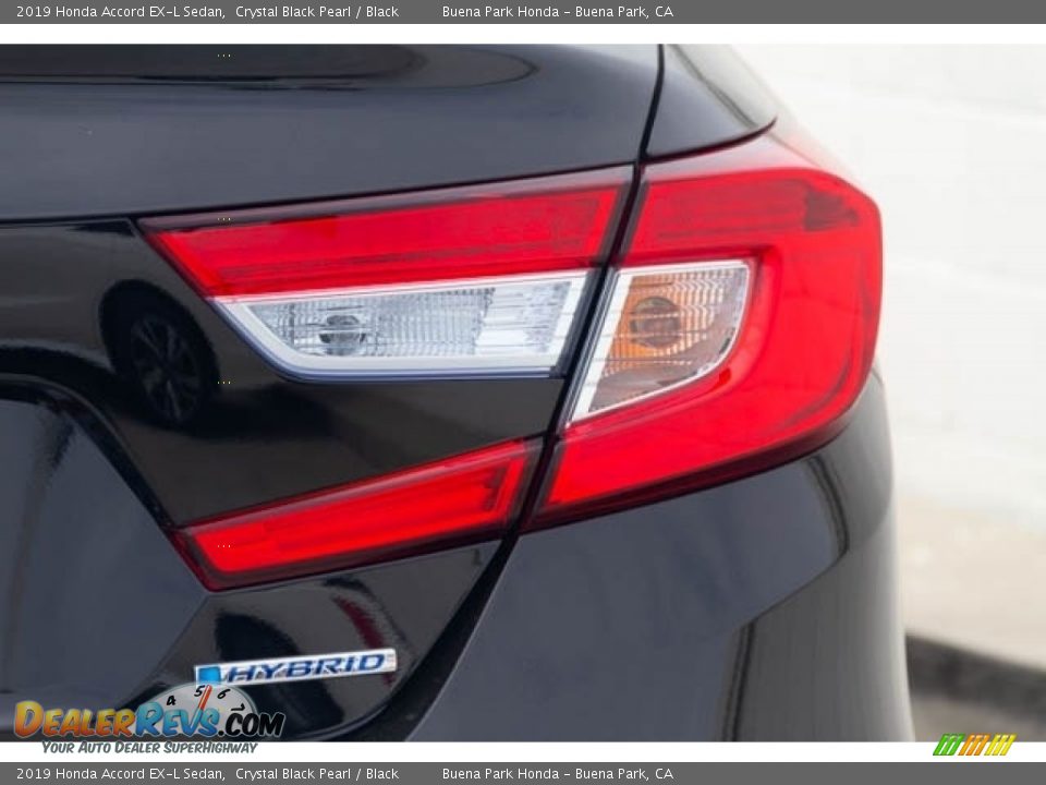 2019 Honda Accord EX-L Sedan Crystal Black Pearl / Black Photo #8