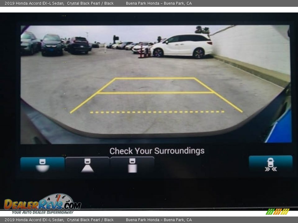 2019 Honda Accord EX-L Sedan Crystal Black Pearl / Black Photo #15