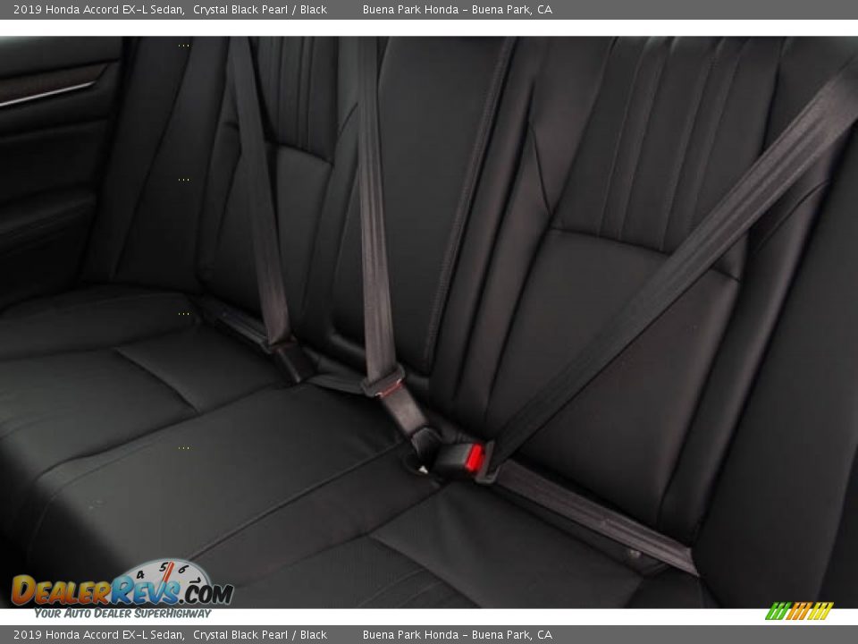 2019 Honda Accord EX-L Sedan Crystal Black Pearl / Black Photo #27