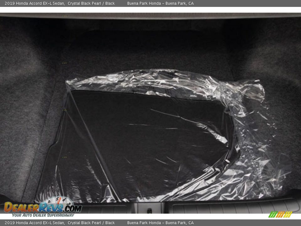 2019 Honda Accord EX-L Sedan Crystal Black Pearl / Black Photo #28