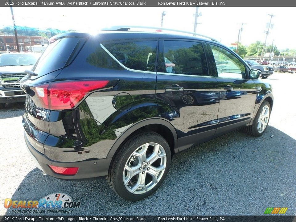 2019 Ford Escape Titanium 4WD Agate Black / Chromite Gray/Charcoal Black Photo #2