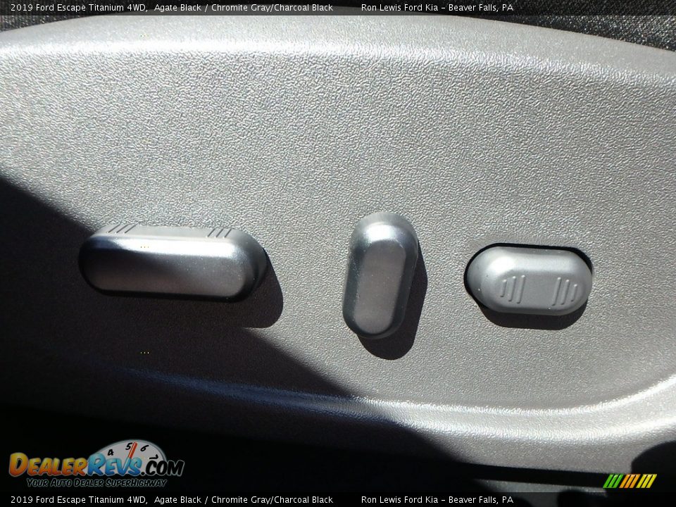 2019 Ford Escape Titanium 4WD Agate Black / Chromite Gray/Charcoal Black Photo #20