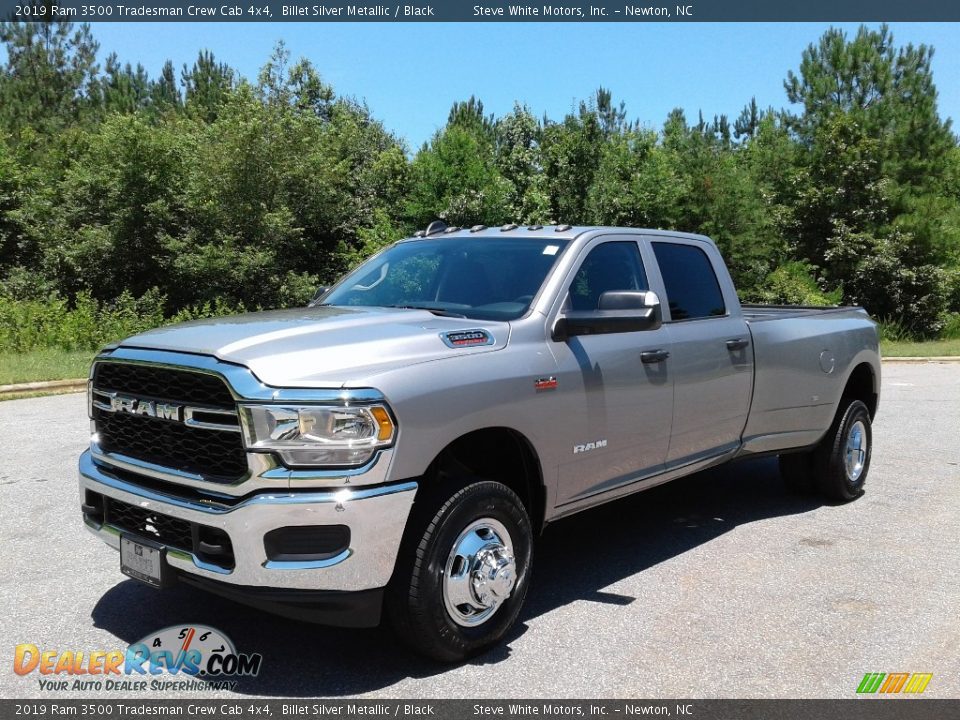 2019 Ram 3500 Tradesman Crew Cab 4x4 Billet Silver Metallic / Black Photo #2