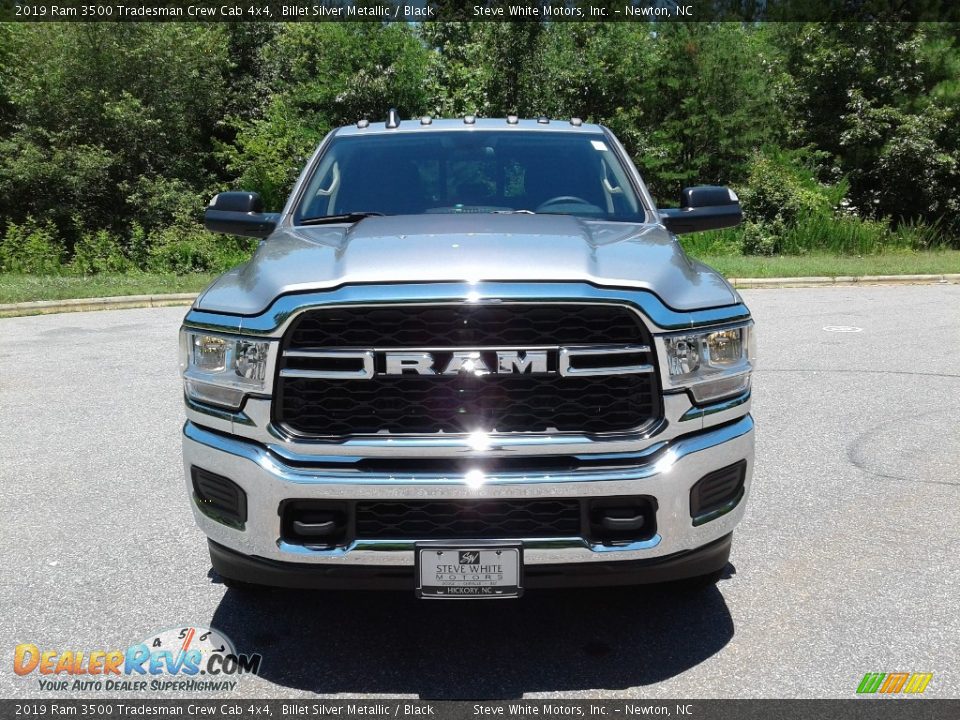 2019 Ram 3500 Tradesman Crew Cab 4x4 Billet Silver Metallic / Black Photo #3