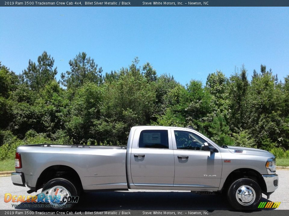 2019 Ram 3500 Tradesman Crew Cab 4x4 Billet Silver Metallic / Black Photo #5