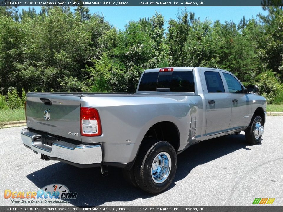 2019 Ram 3500 Tradesman Crew Cab 4x4 Billet Silver Metallic / Black Photo #6