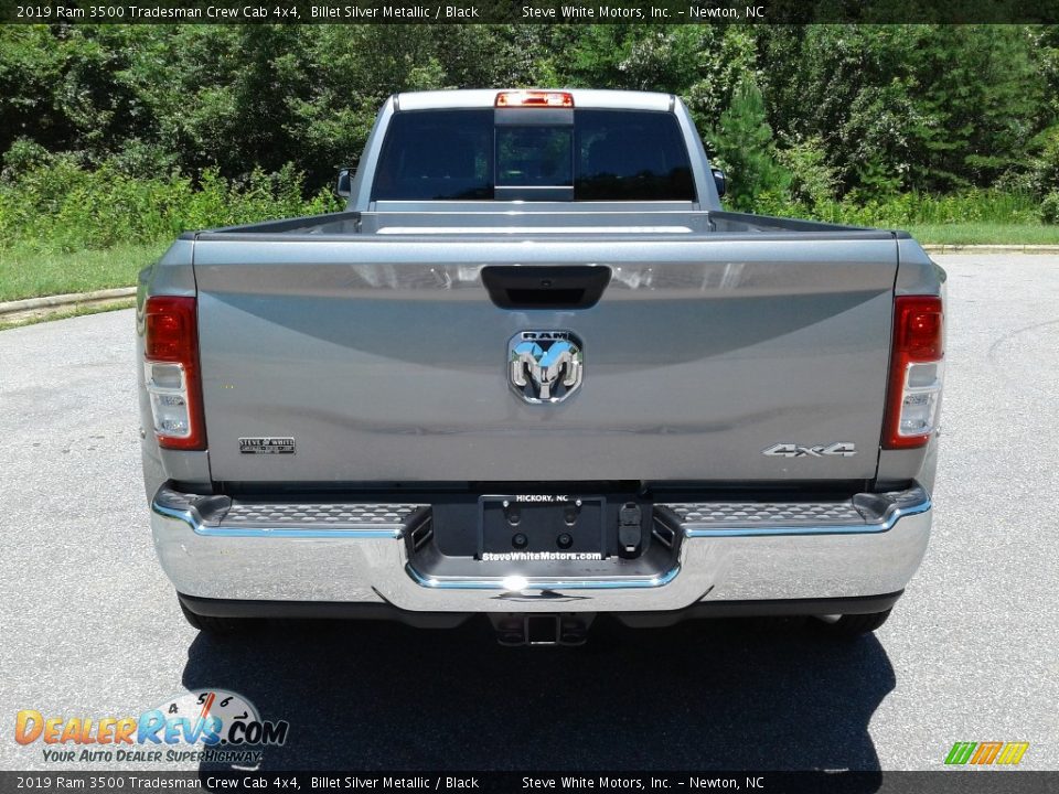 2019 Ram 3500 Tradesman Crew Cab 4x4 Billet Silver Metallic / Black Photo #7