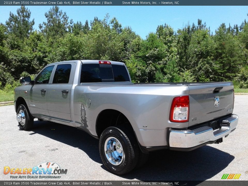 2019 Ram 3500 Tradesman Crew Cab 4x4 Billet Silver Metallic / Black Photo #8