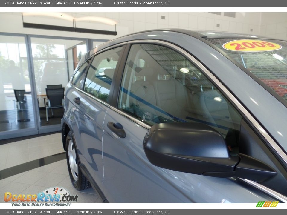 2009 Honda CR-V LX 4WD Glacier Blue Metallic / Gray Photo #11