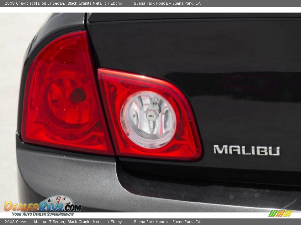 2008 Chevrolet Malibu LT Sedan Black Granite Metallic / Ebony Photo #12