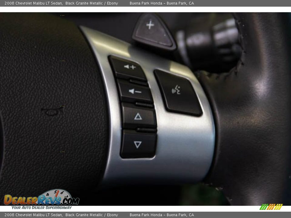 2008 Chevrolet Malibu LT Sedan Black Granite Metallic / Ebony Photo #17