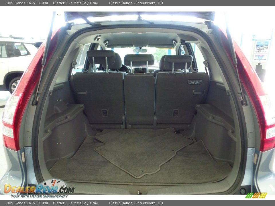 2009 Honda CR-V LX 4WD Glacier Blue Metallic / Gray Photo #30