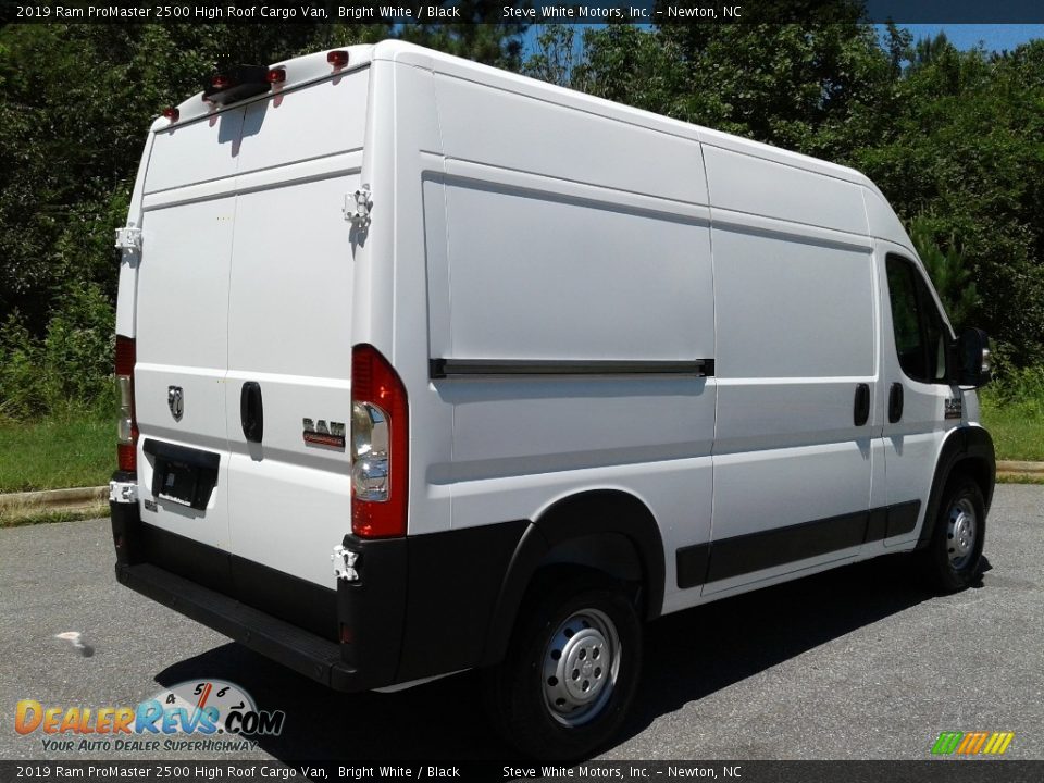 2019 Ram ProMaster 2500 High Roof Cargo Van Bright White / Black Photo #6