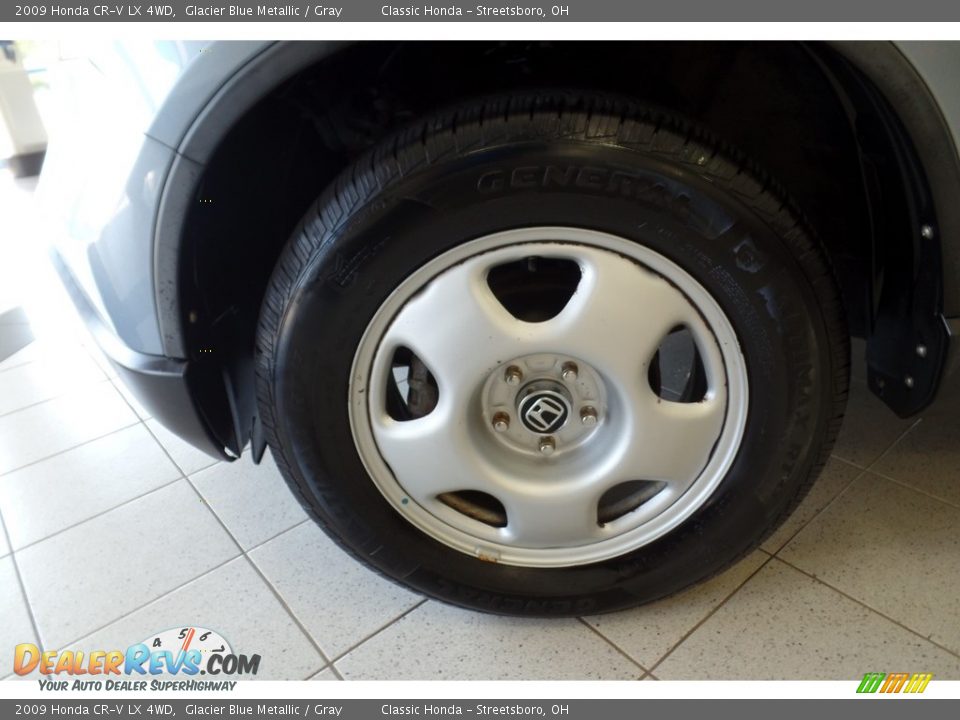 2009 Honda CR-V LX 4WD Glacier Blue Metallic / Gray Photo #32
