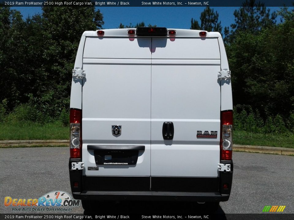 2019 Ram ProMaster 2500 High Roof Cargo Van Bright White / Black Photo #7