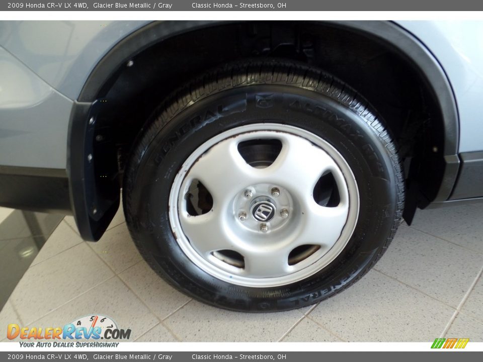 2009 Honda CR-V LX 4WD Glacier Blue Metallic / Gray Photo #34