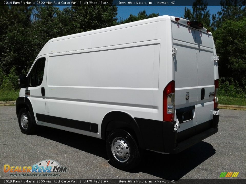 2019 Ram ProMaster 2500 High Roof Cargo Van Bright White / Black Photo #8