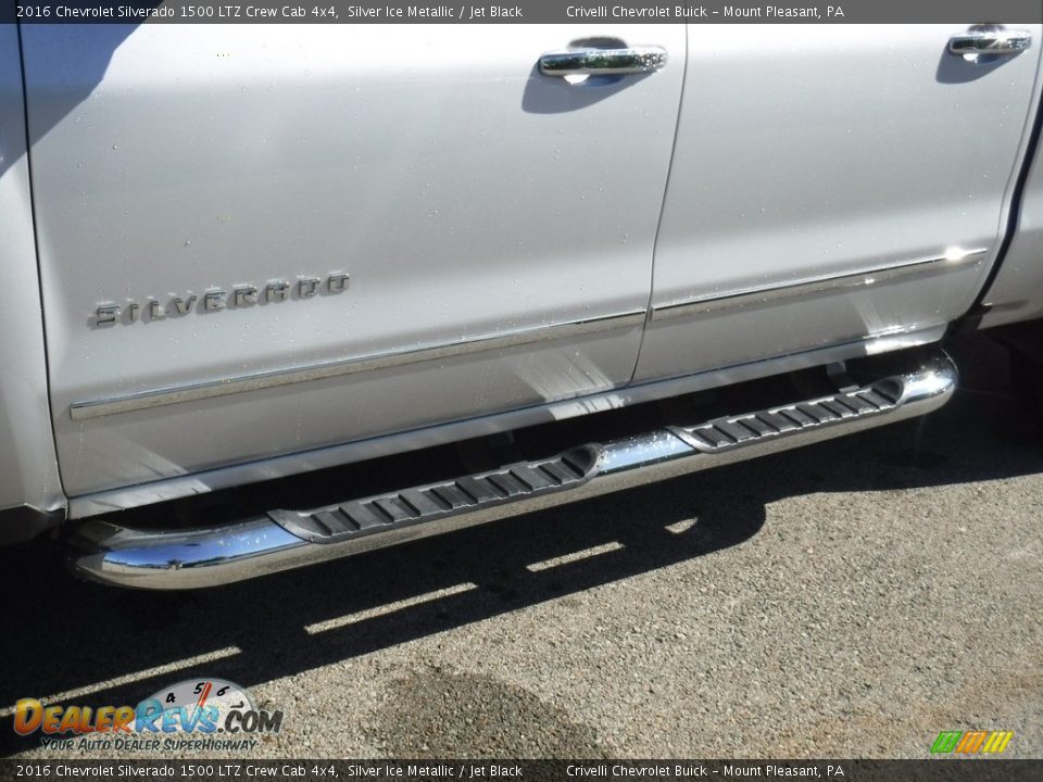 2016 Chevrolet Silverado 1500 LTZ Crew Cab 4x4 Silver Ice Metallic / Jet Black Photo #3