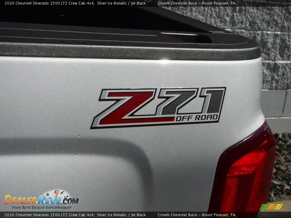 2016 Chevrolet Silverado 1500 LTZ Crew Cab 4x4 Silver Ice Metallic / Jet Black Photo #5