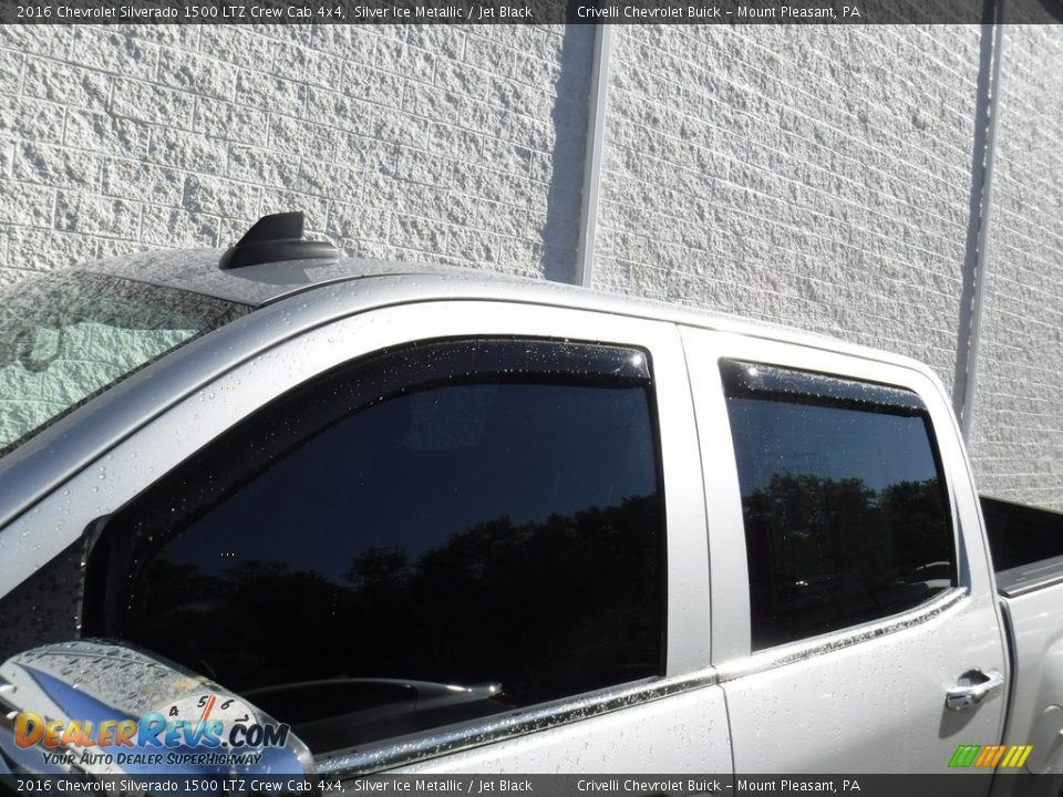 2016 Chevrolet Silverado 1500 LTZ Crew Cab 4x4 Silver Ice Metallic / Jet Black Photo #6