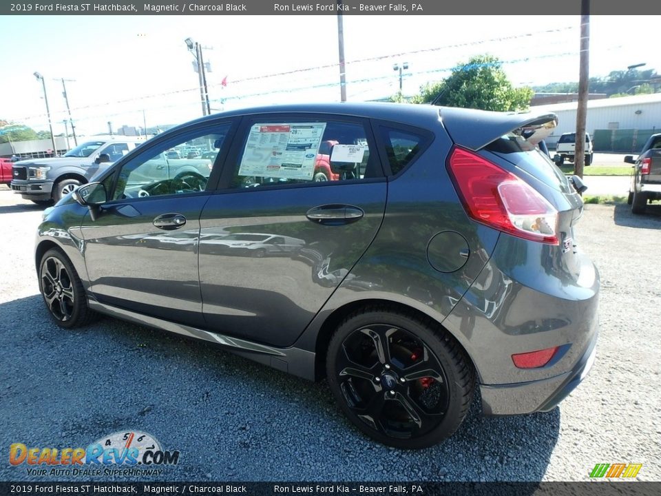 2019 Ford Fiesta ST Hatchback Magnetic / Charcoal Black Photo #6