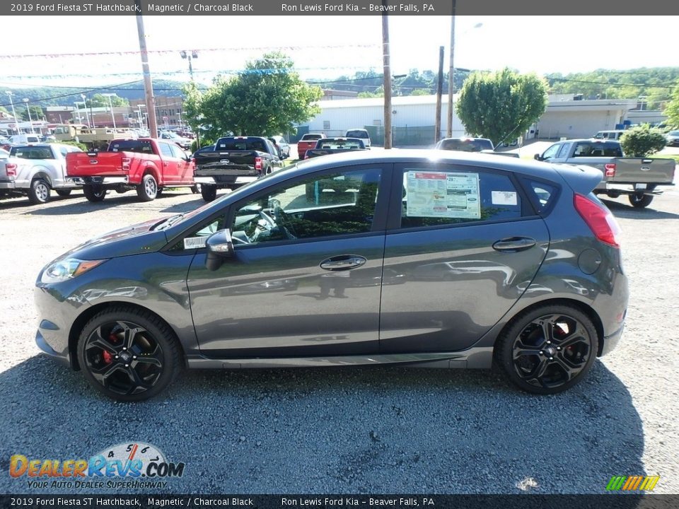 2019 Ford Fiesta ST Hatchback Magnetic / Charcoal Black Photo #7