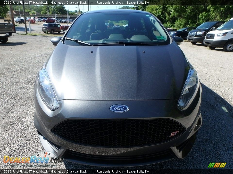 2019 Ford Fiesta ST Hatchback Magnetic / Charcoal Black Photo #10