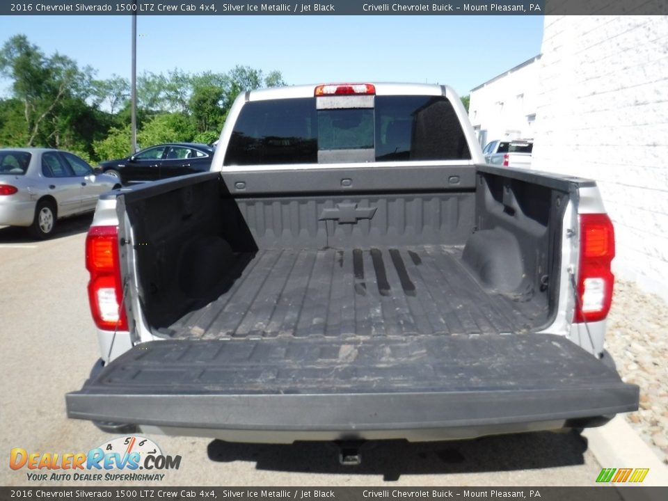 2016 Chevrolet Silverado 1500 LTZ Crew Cab 4x4 Silver Ice Metallic / Jet Black Photo #14