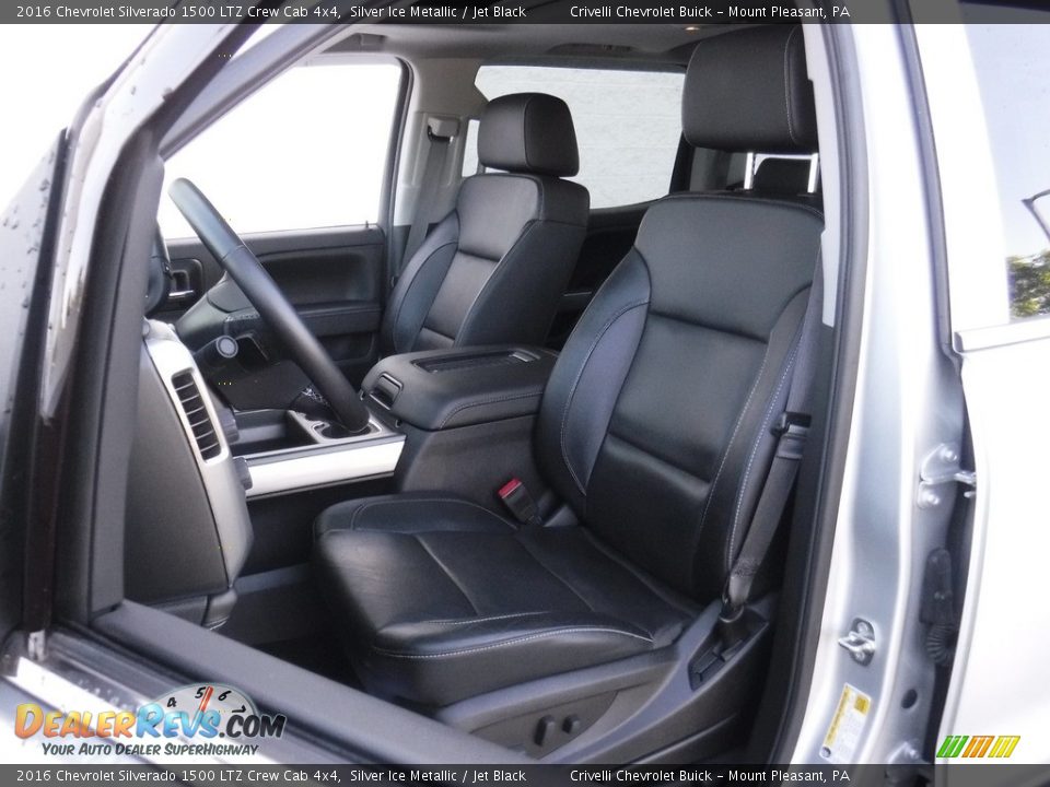 2016 Chevrolet Silverado 1500 LTZ Crew Cab 4x4 Silver Ice Metallic / Jet Black Photo #23