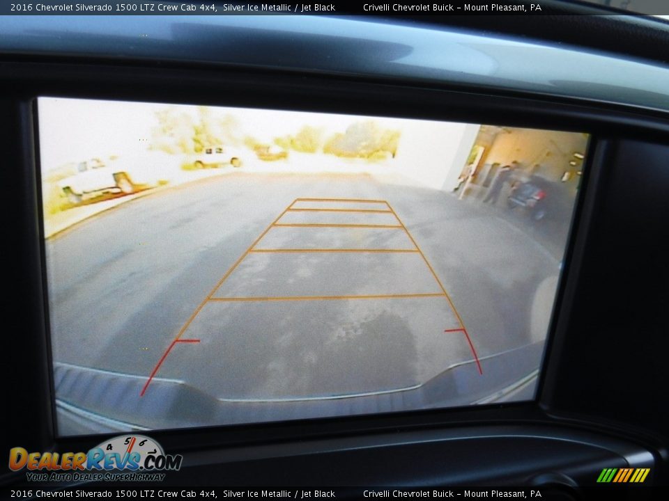 2016 Chevrolet Silverado 1500 LTZ Crew Cab 4x4 Silver Ice Metallic / Jet Black Photo #29