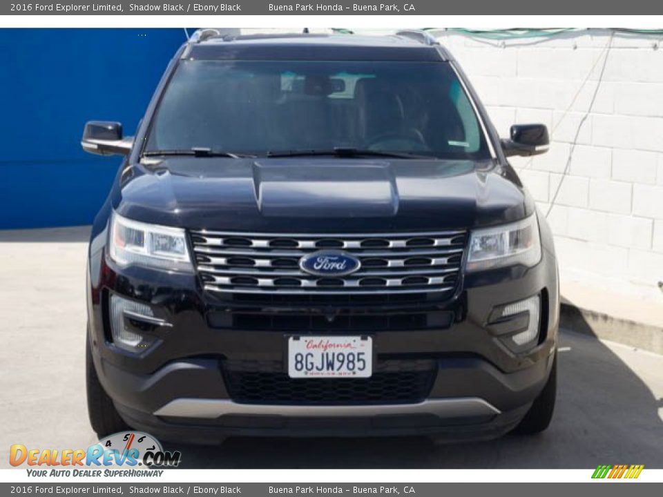 2016 Ford Explorer Limited Shadow Black / Ebony Black Photo #7