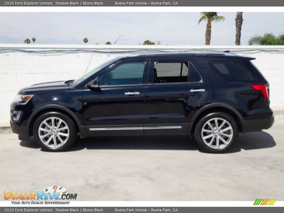 2016 Ford Explorer Limited Shadow Black / Ebony Black Photo #8