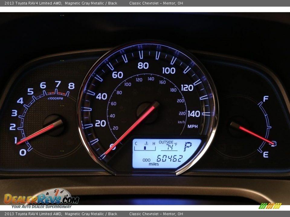 2013 Toyota RAV4 Limited AWD Magnetic Gray Metallic / Black Photo #8
