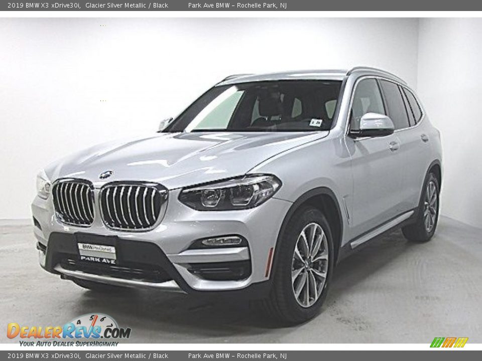 2019 BMW X3 xDrive30i Glacier Silver Metallic / Black Photo #1