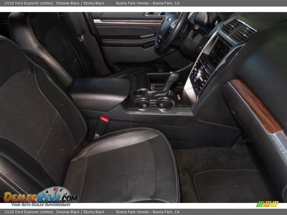 2016 Ford Explorer Limited Shadow Black / Ebony Black Photo #27