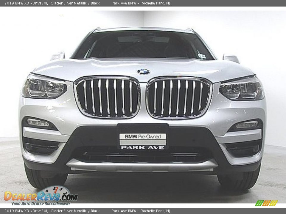 2019 BMW X3 xDrive30i Glacier Silver Metallic / Black Photo #6