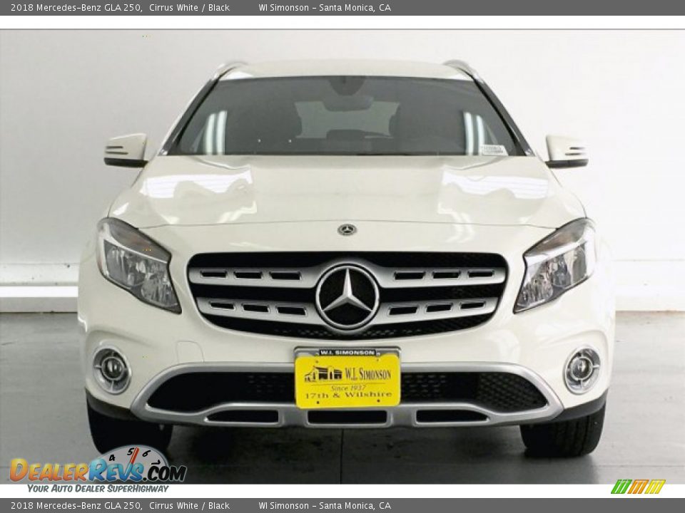 2018 Mercedes-Benz GLA 250 Cirrus White / Black Photo #2