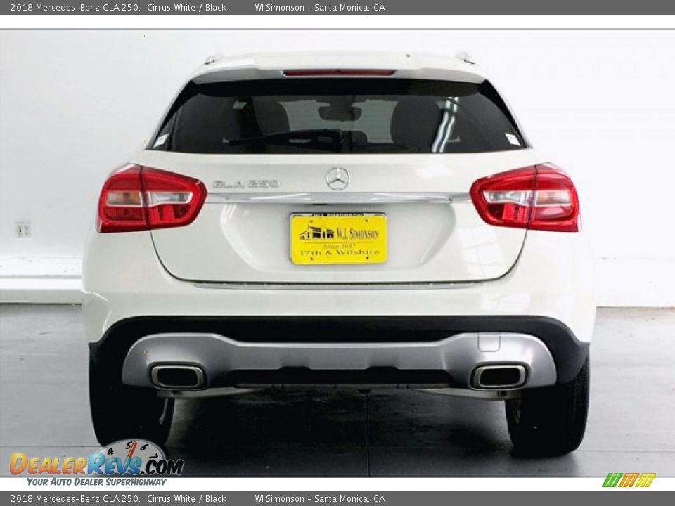 2018 Mercedes-Benz GLA 250 Cirrus White / Black Photo #3