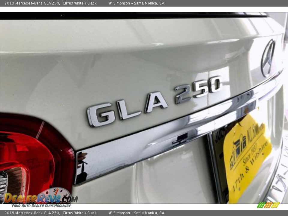 2018 Mercedes-Benz GLA 250 Cirrus White / Black Photo #7