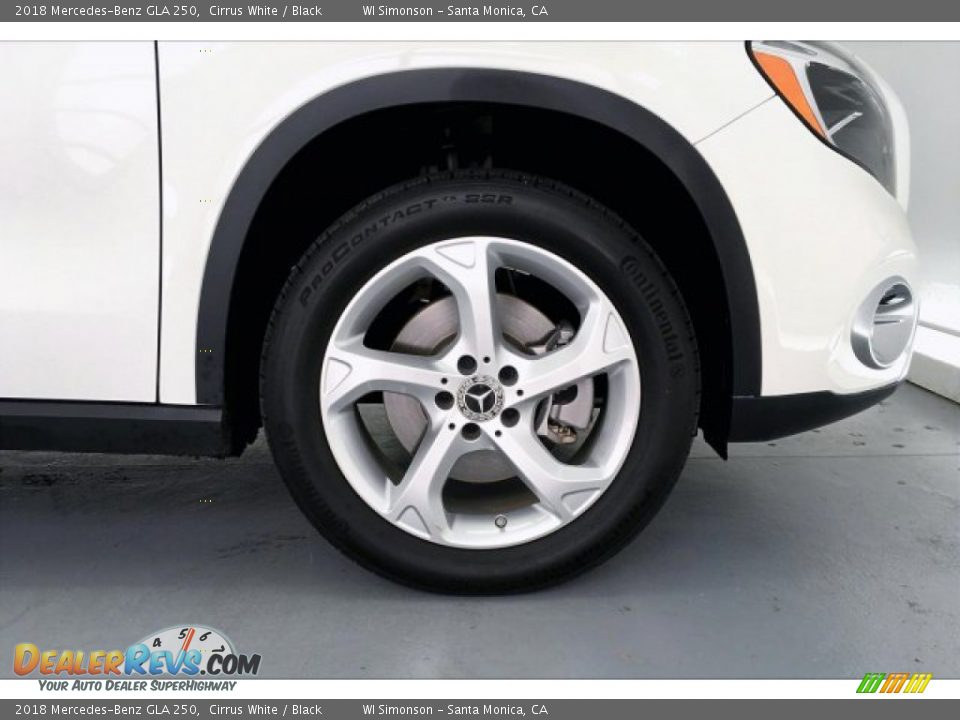 2018 Mercedes-Benz GLA 250 Cirrus White / Black Photo #8
