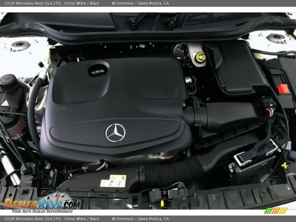 2018 Mercedes-Benz GLA 250 Cirrus White / Black Photo #9